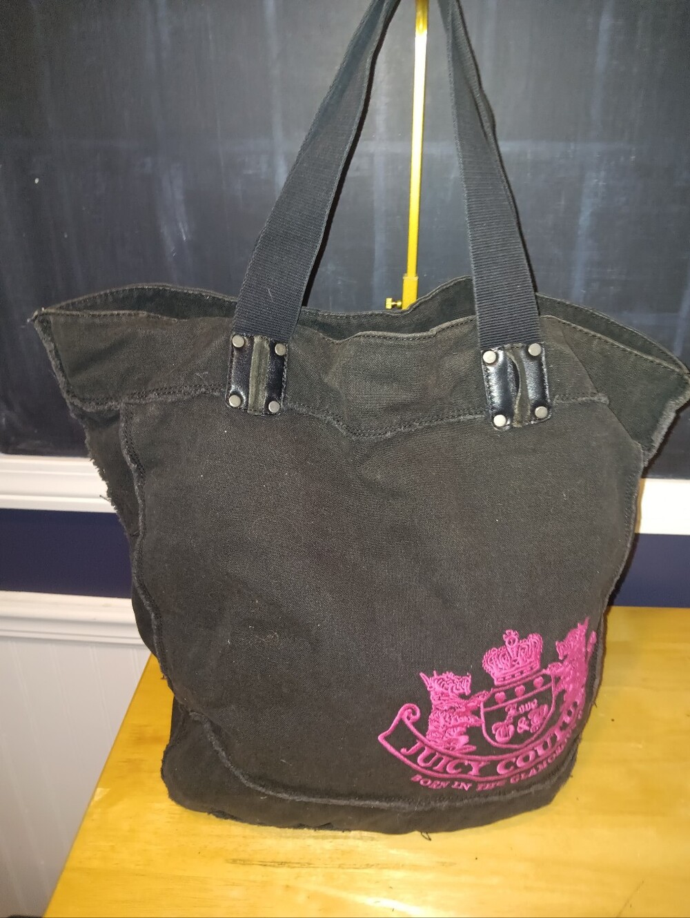 Juicy Couture Vintage Y2k Denim Tote Bag